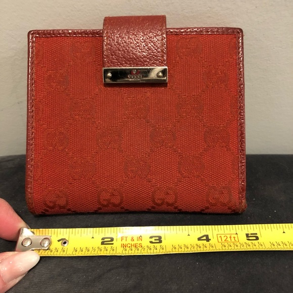 Authentic Gucci vintage canvas bifold wallet - Picture 11 of 13